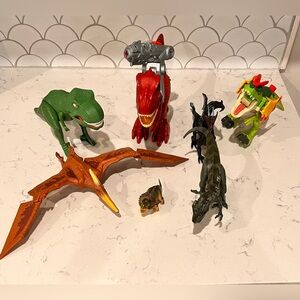 Bundle Of Dinosaurs 6 Dino’s‎  1 Dragon Inc Zuru Robo Alive & FP Imaginext Dino